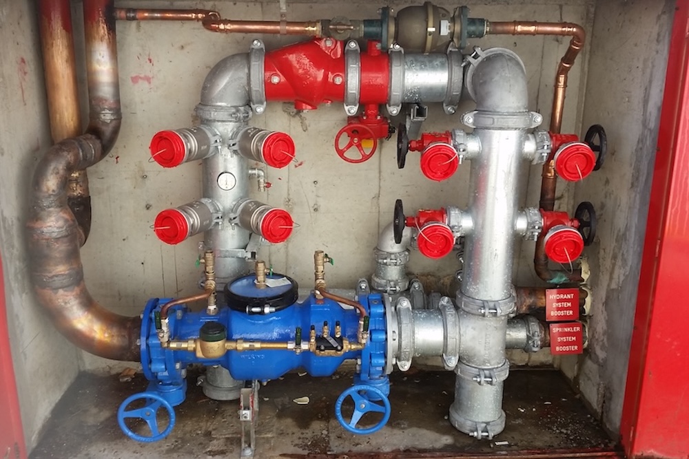 knight plumbing Sydney Opera House Hydrant System Booster